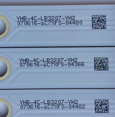 KIT DE LED`S PARA TV (8 PIEZAS) / TCL LVU550CS0T / T0T_55D2700_UD_8X7_3030C_V1 / PANEL LVU550CS0T E1 V1 / MODELO 55US57 - Imagen 2